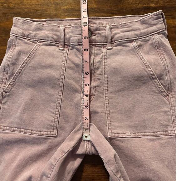 American Eagle Women’s 2 28 x 30 Skater Jean Straight Wide Leg Relaxed Fit Baggy - Picture 12 of 14